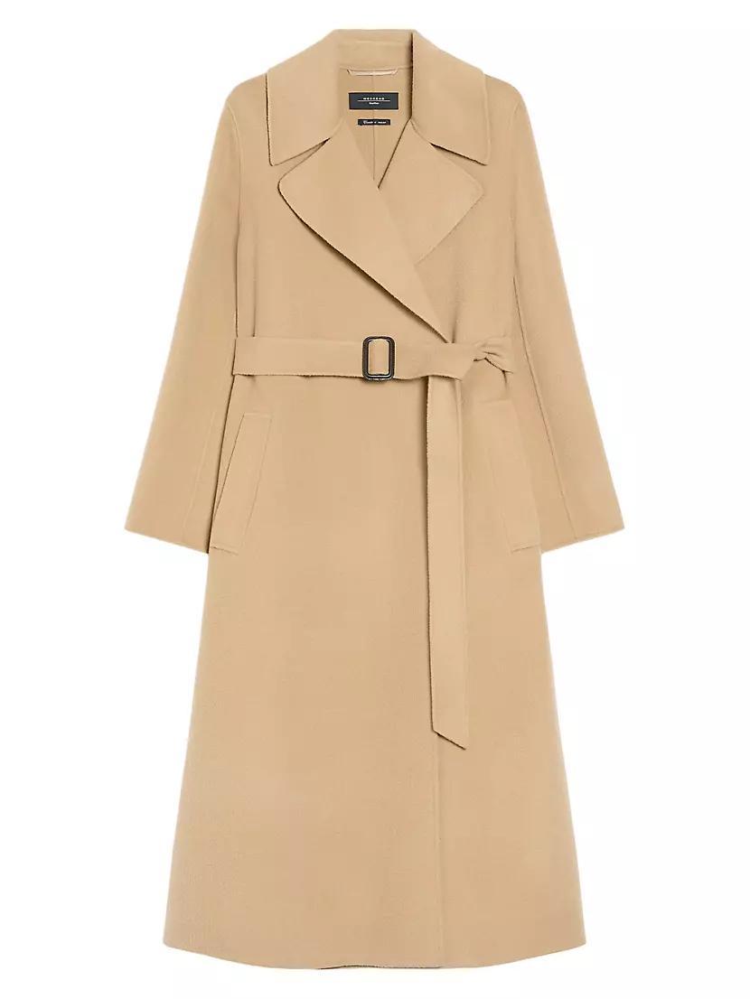 Manu Wool Belted Trench Coat product image