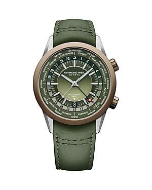 Raymond Weil Freelancer Gmt Worldtimer Watch, 41mm Product Image