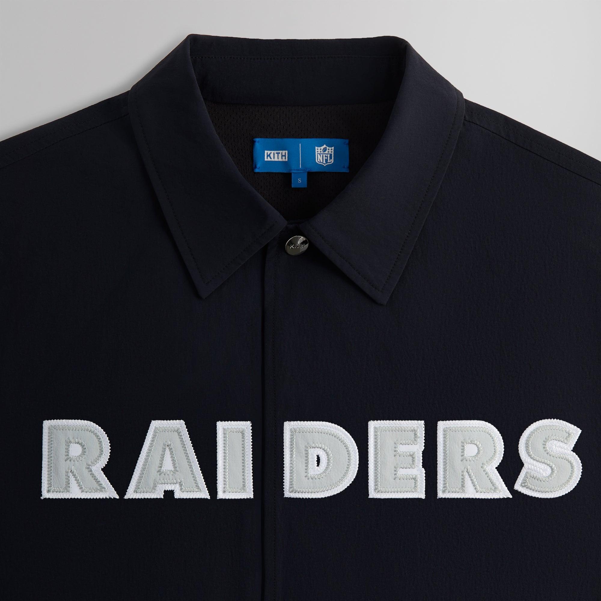 Kith & '47 for the NFL: Raiders Kieran Coaches Jacket - Black Male Product Image