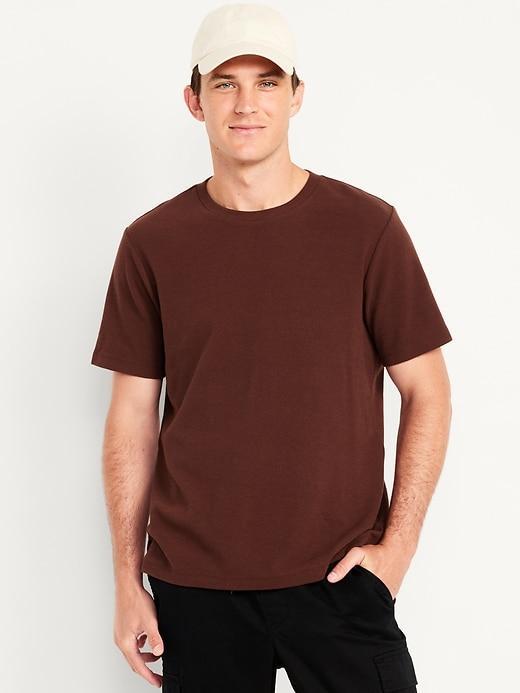 Textured-Bouclé T-Shirt Product Image