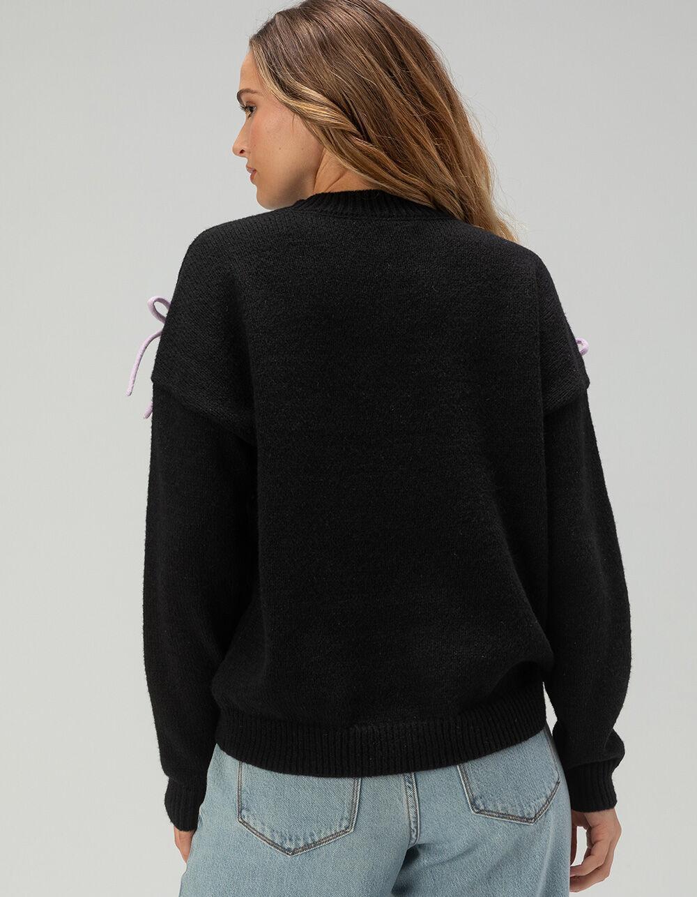 RSQ Womens Bow Detail Pullover Sweater Product Image