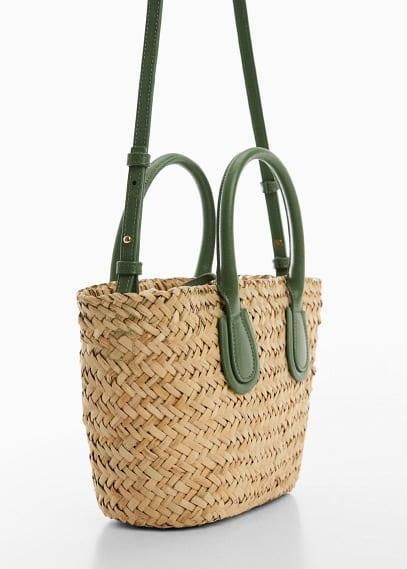 MANGO - Natural fibre carrycot bag - One size - Women Product Image