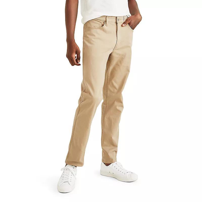 Mens Dockers Jean Cut Khaki All-Seasons Tech Straight-Fit Pants Brown Product Image