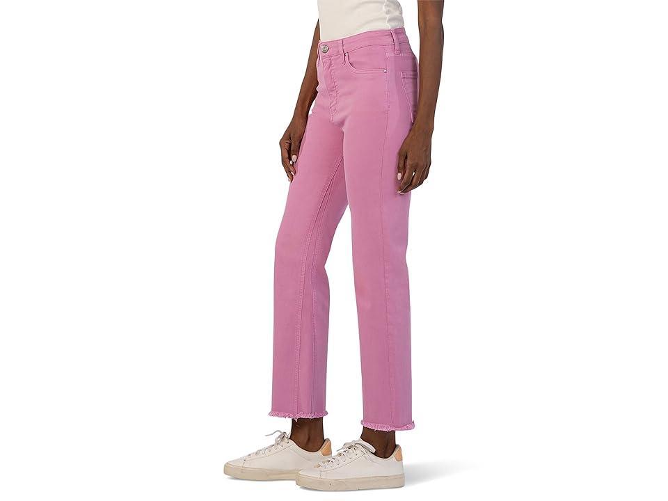 KUT from the Kloth Kelsey High-Rise Fab Ab Ankle Flare-Nset Leg In Lavander (Lavander) Women's Jeans Product Image