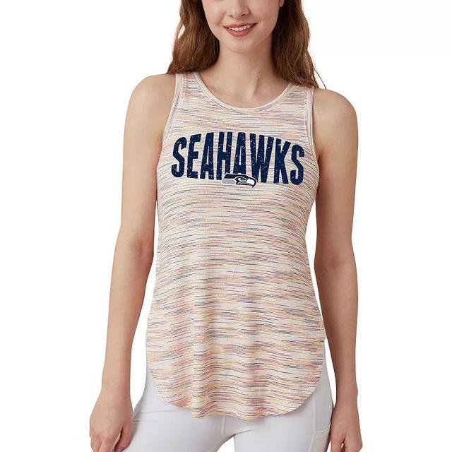 Womens Concepts Sport Seattle Seahawks Sunray Multicolor Tri-Blend Tank Top Product Image