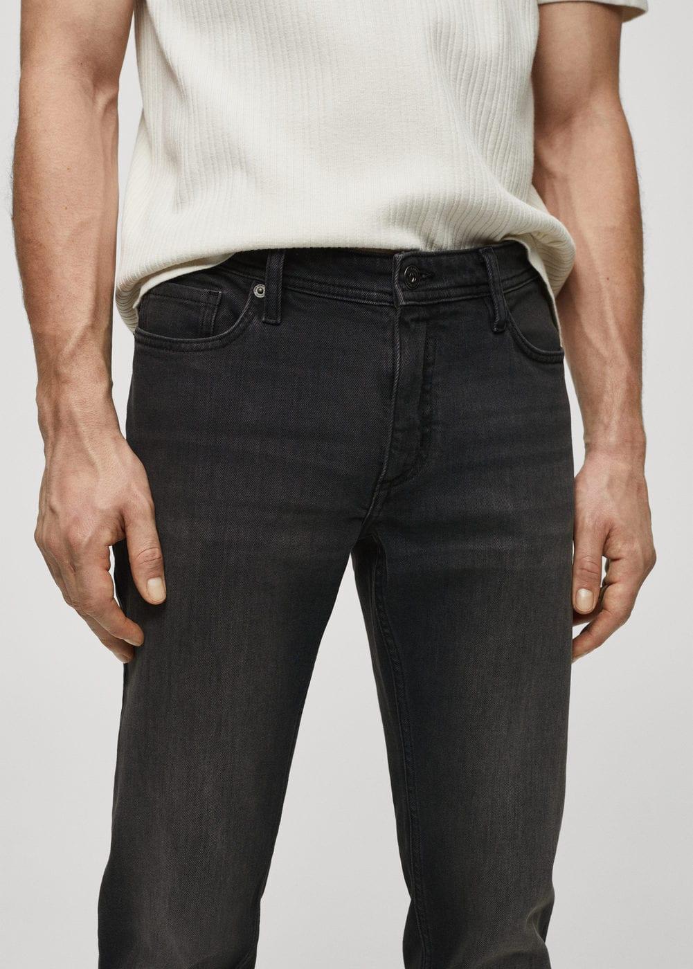 MANGO MAN - Jan slim-fit jeans open greyMen Product Image