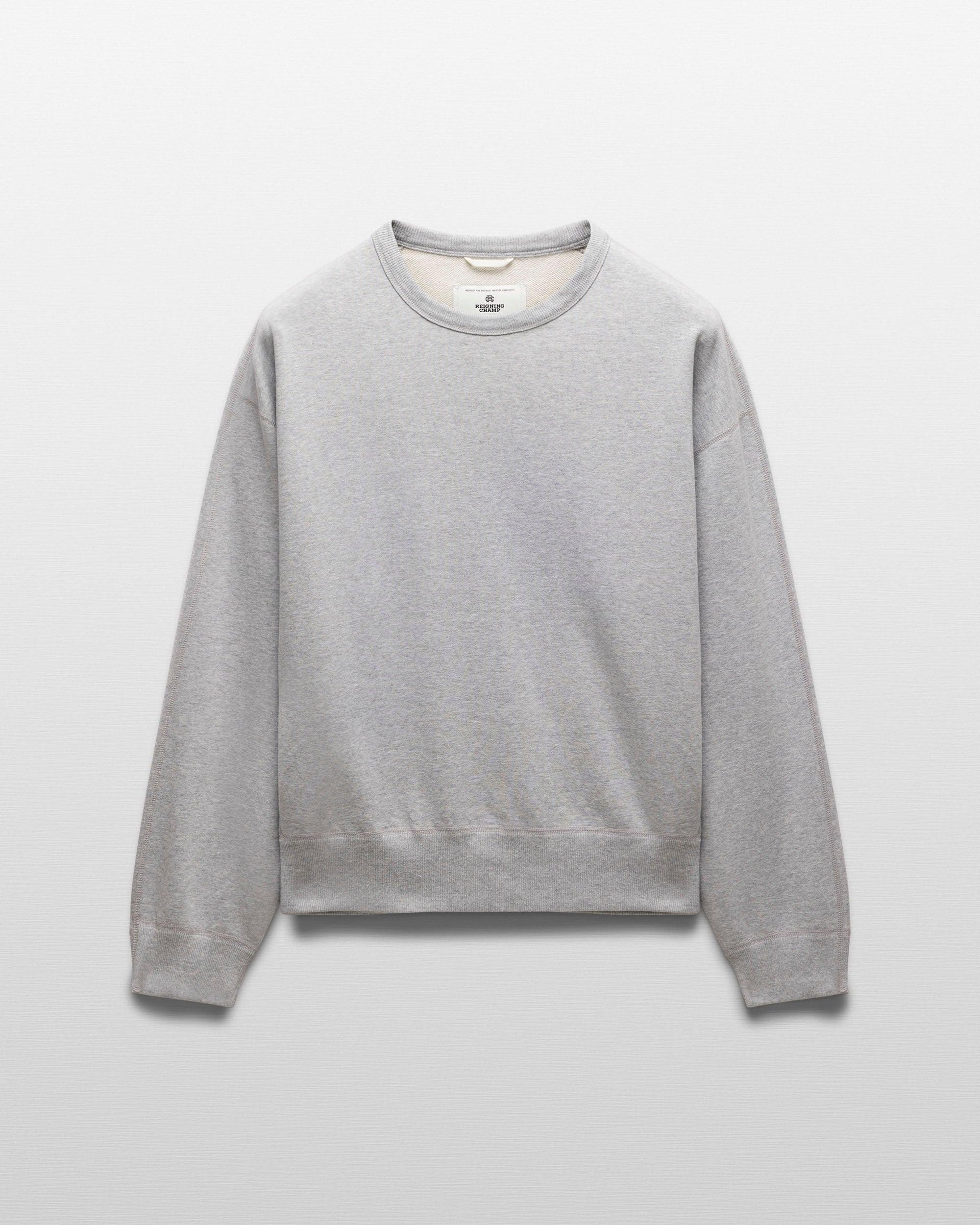 Midweight Terry Relaxed Crewneck Male Product Image