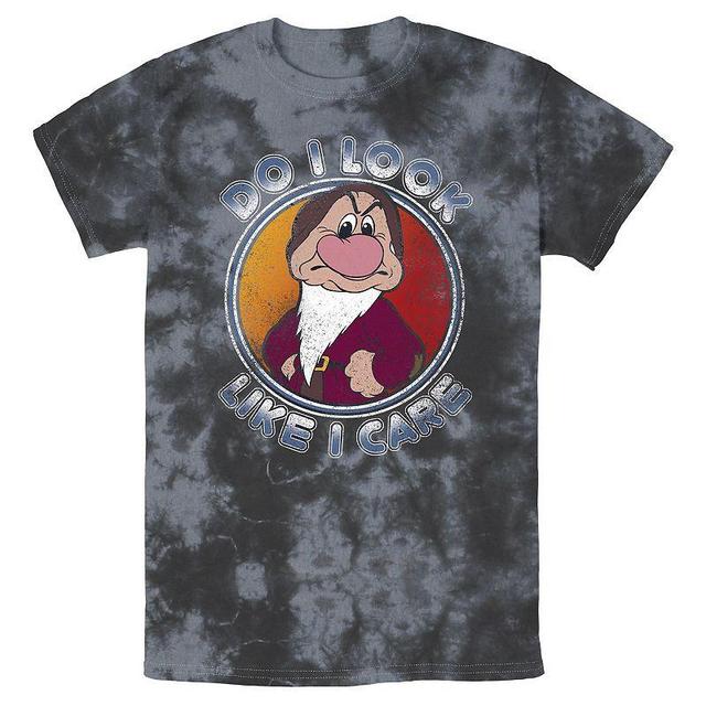 Mens Disney Grumpy Do I Look Like I Care Bomabrd Wash Tee Multicolor Product Image