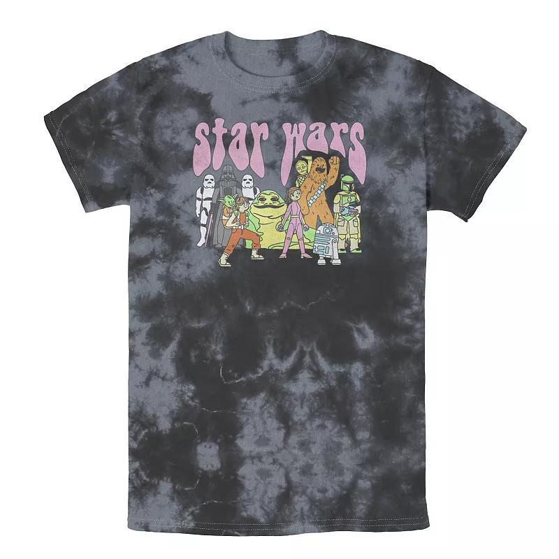 Mens Star Wars Psychedelic Group Poster Tee, Boys Product Image