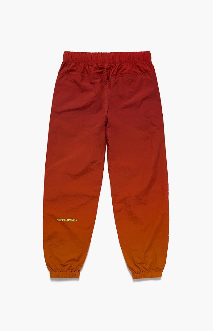 Studio by Supervsn Men's Harmony Nylon Pants in Red/Orange - Product Image