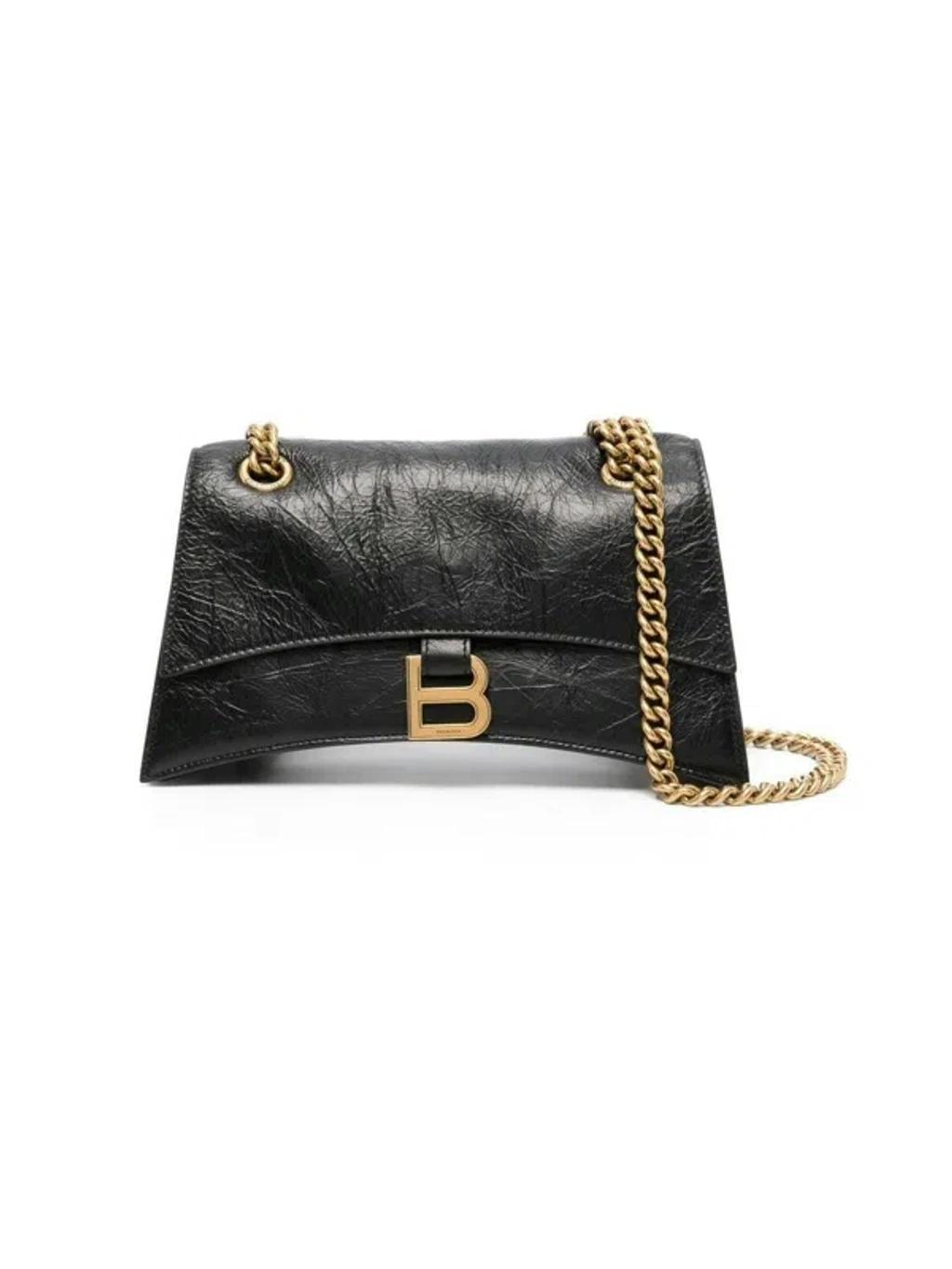 Women's Crush Chain Small Shoulder Bag In Black Product Image