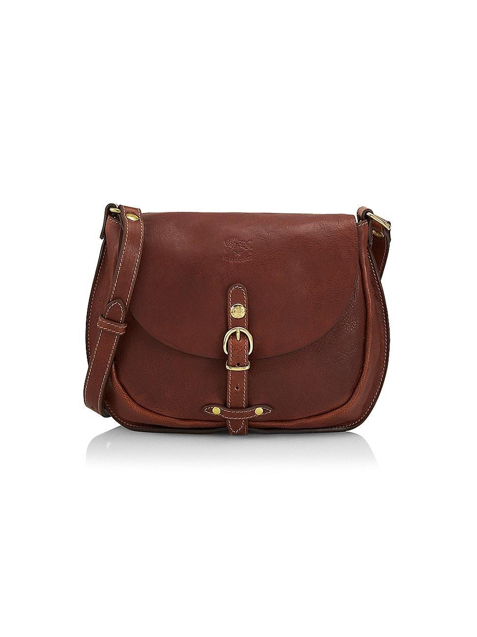 Womens Classic Leather Crossbody Bag Product Image