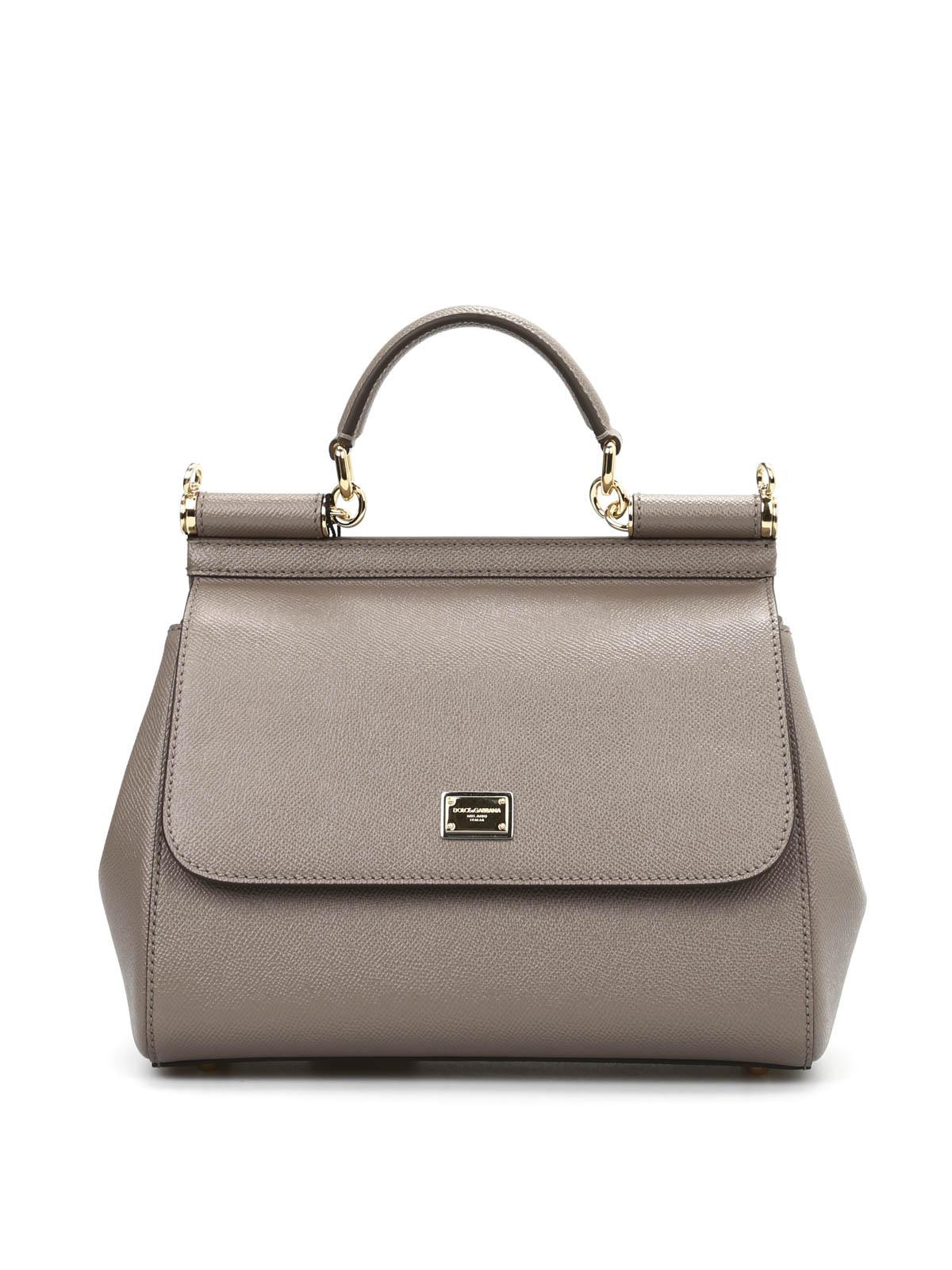 Sicily Medium Tote In Grey Product Image