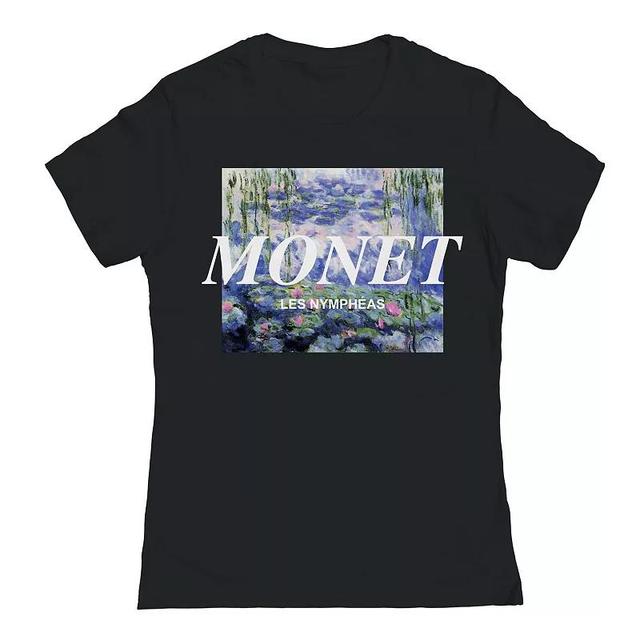 Juniors Monet Water Lillies Womens Graphic Tee, Girls Product Image