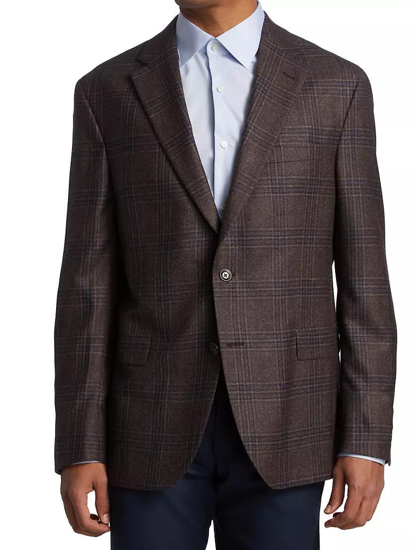 COLLECTION Plaid Single-Breasted Blazer Product Image