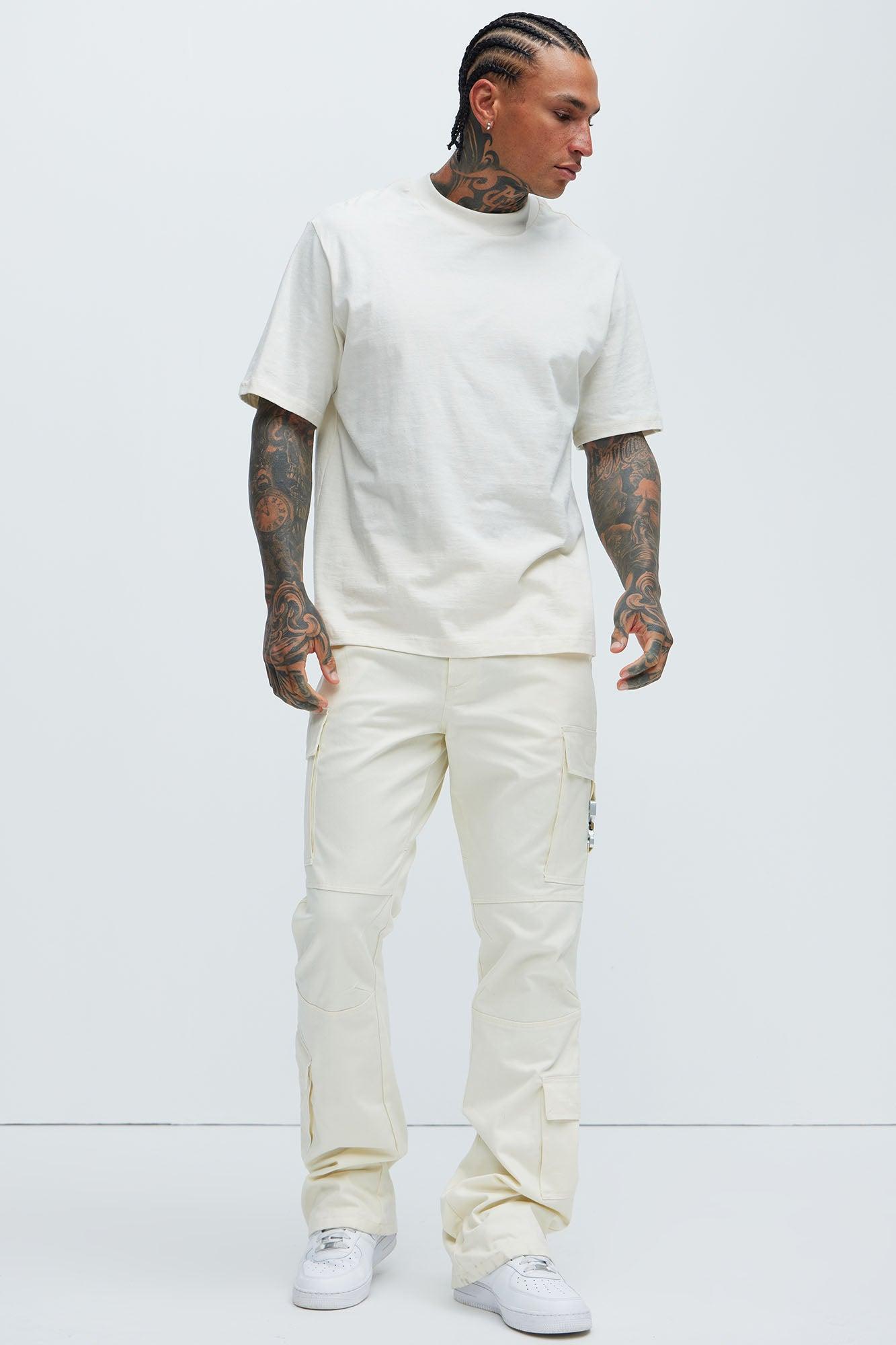 Nikko Slim Flare Pants - Cream Product Image