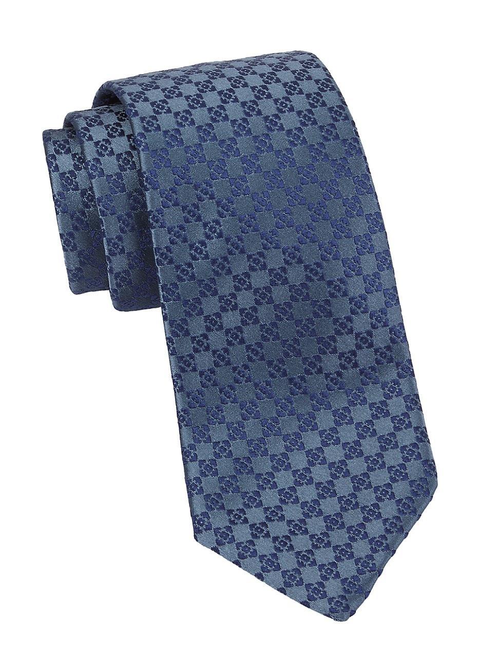 Mens Diamond Geo Woven Silk Tie Product Image