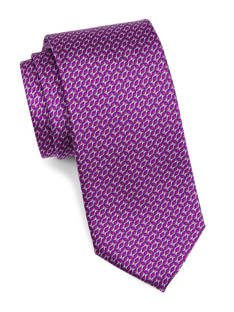 Mens Microneat Silk Tie Product Image