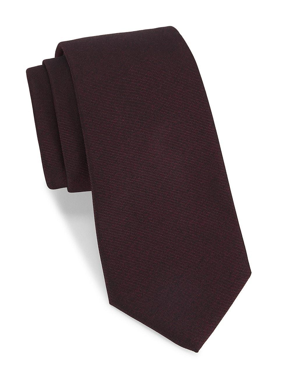 Mens Solid Silk Tie Product Image