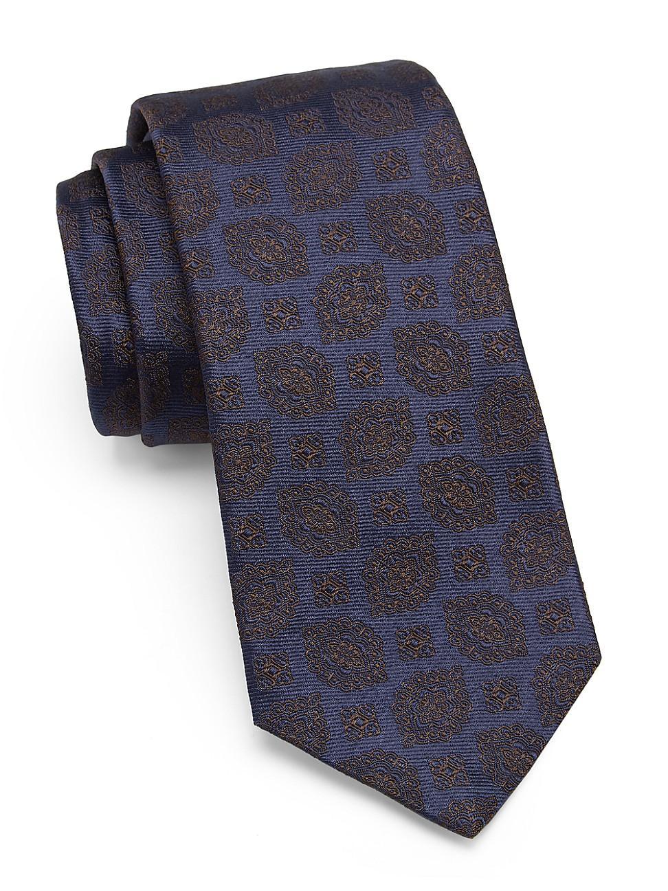 Mens Paisley Silk Tie Product Image