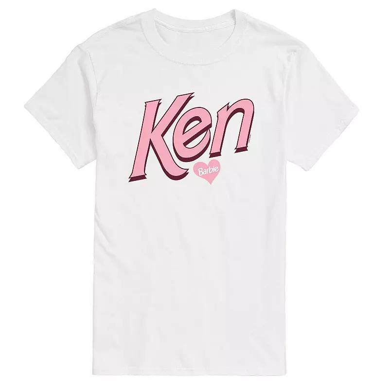 Big & Tall Barbie Valentines Ken Love Graphic Tee, Mens Product Image