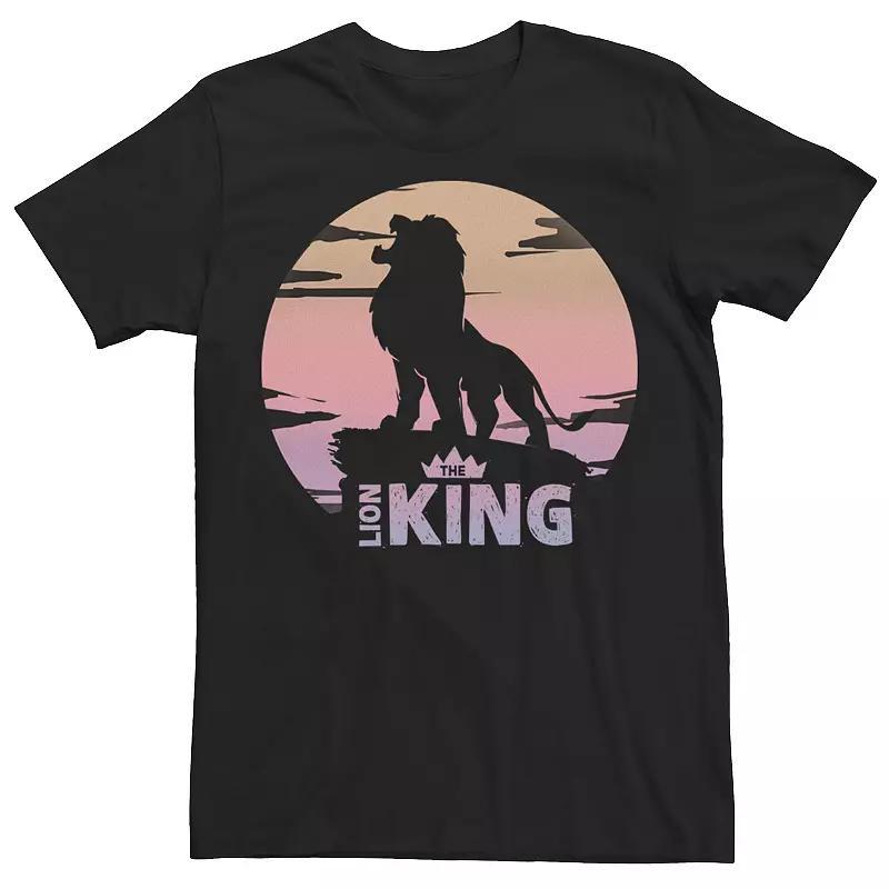 Disneys The Lion King Mens Live Action Sunset Pride Rock Poster Tee Product Image