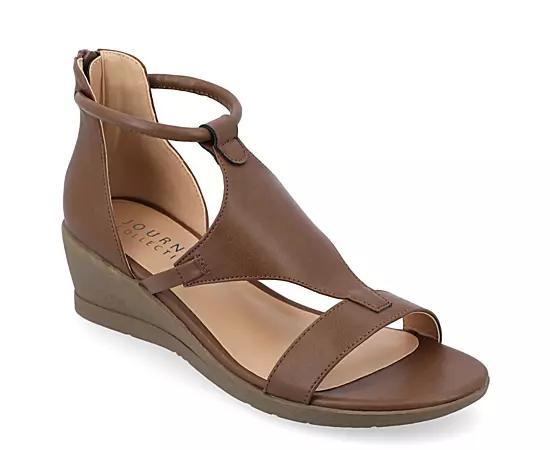 Journee Collection Womens Trayle Wedge Sandal Product Image