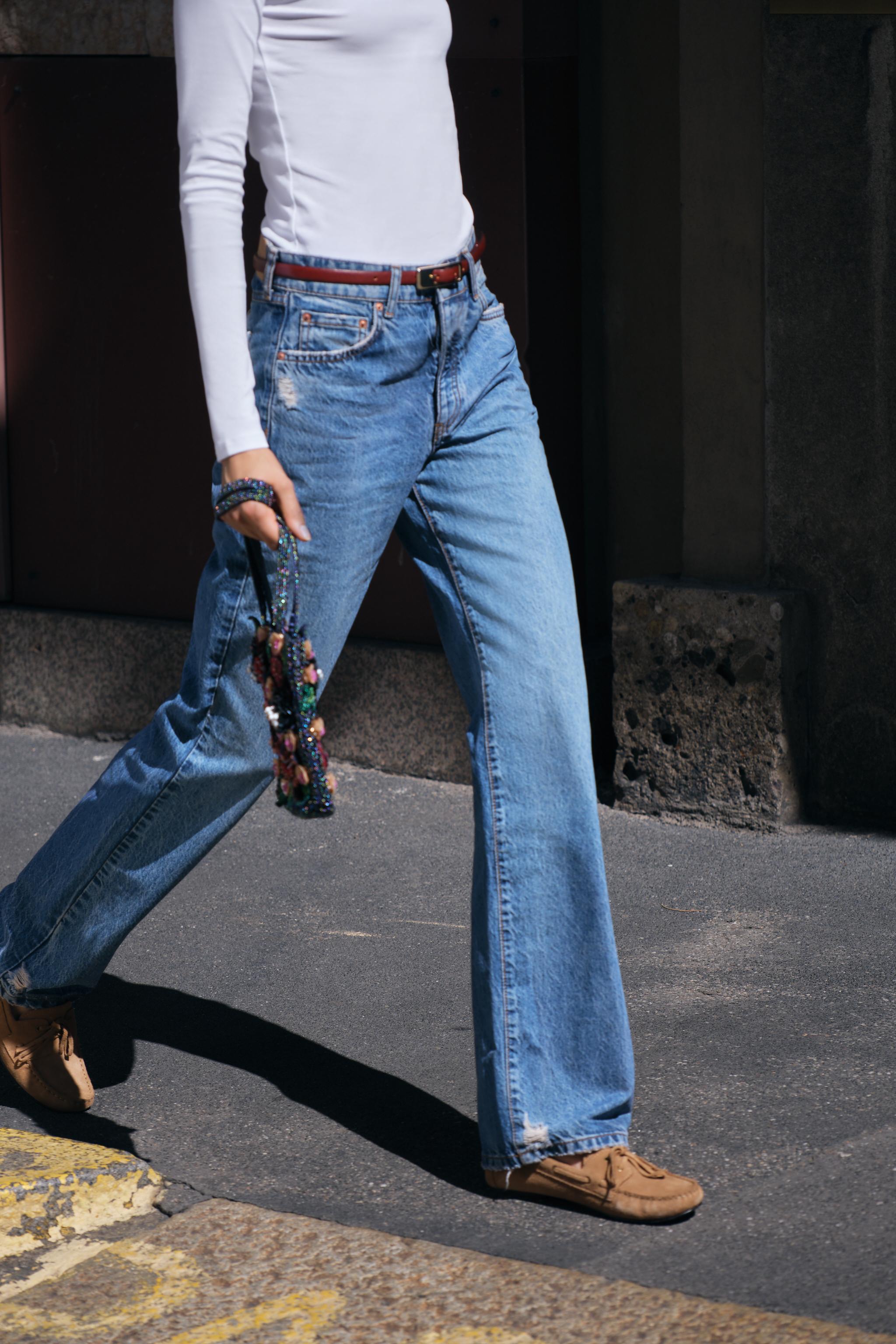 STRAIGHT LEG FULL LENGTH Z1975 JEANS WITH A HIGH WAIST product image