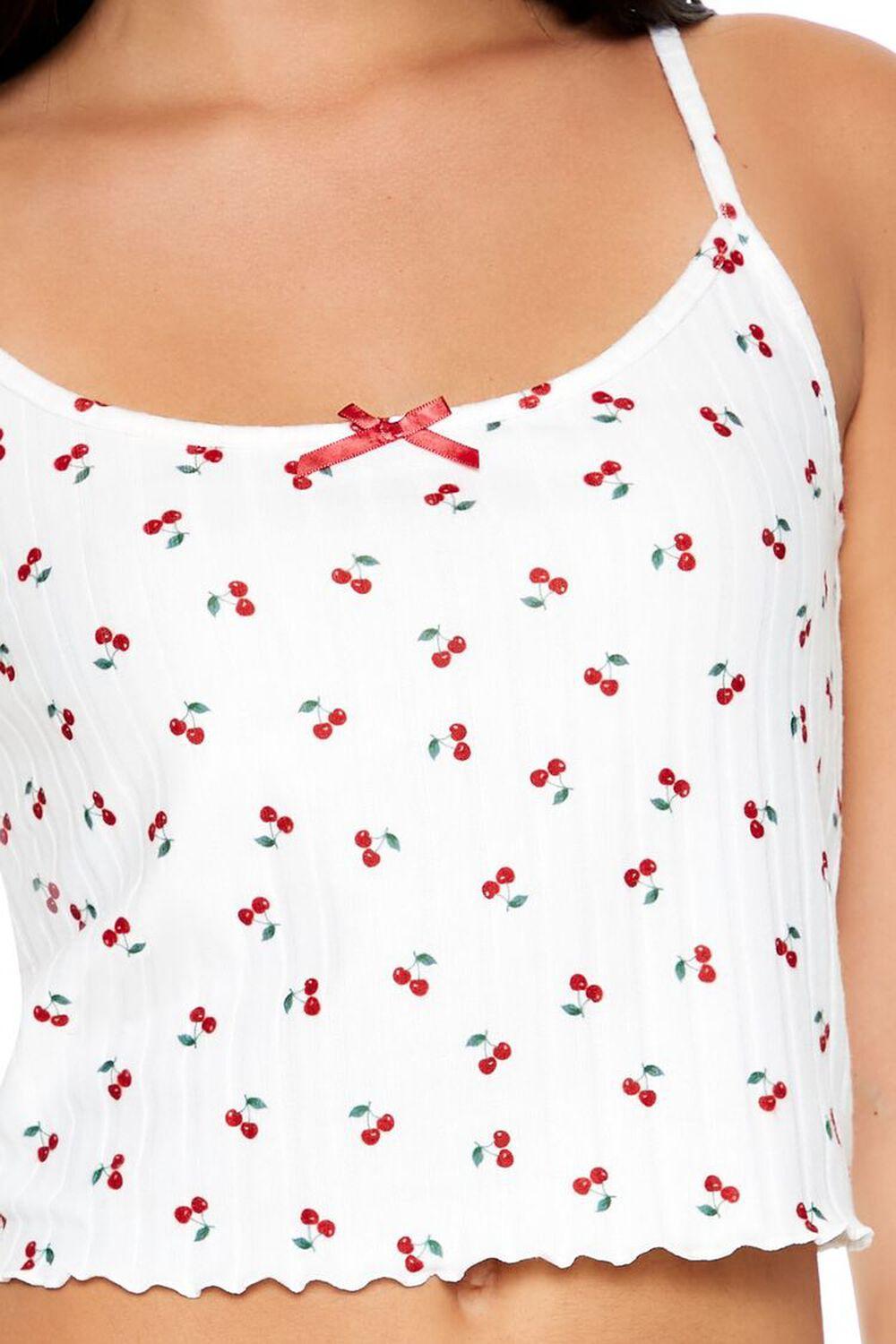 Cherry Print Pajama Cami | Forever 21 Product Image