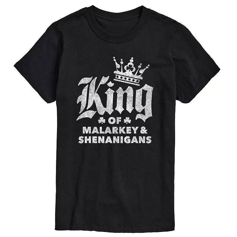 Big & Tall King Of Malarkey Shenanigans Tee, Mens Product Image