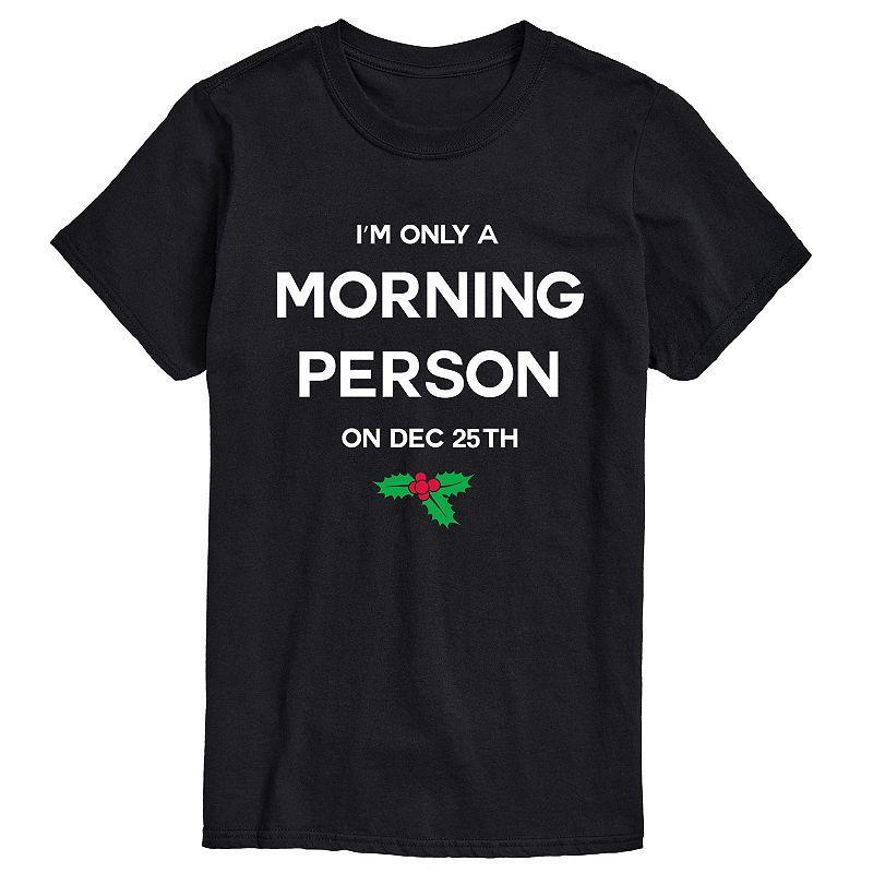 Big & Tall Morning Person 25th Tee, Mens Product Image