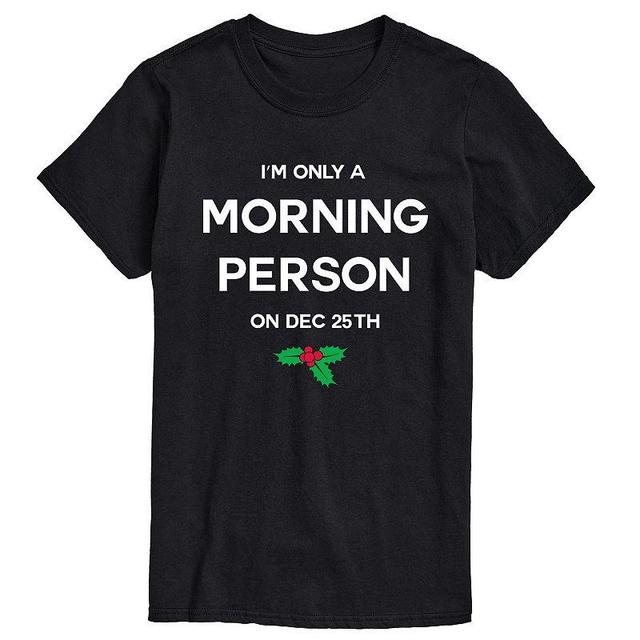 Big & Tall Morning Person 25th Tee, Mens Product Image