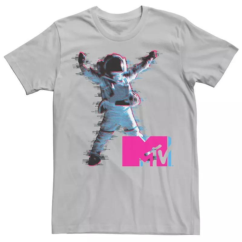 Mens MTV VMA Astronaut Static Distorted Victory Pose Tee Product Image