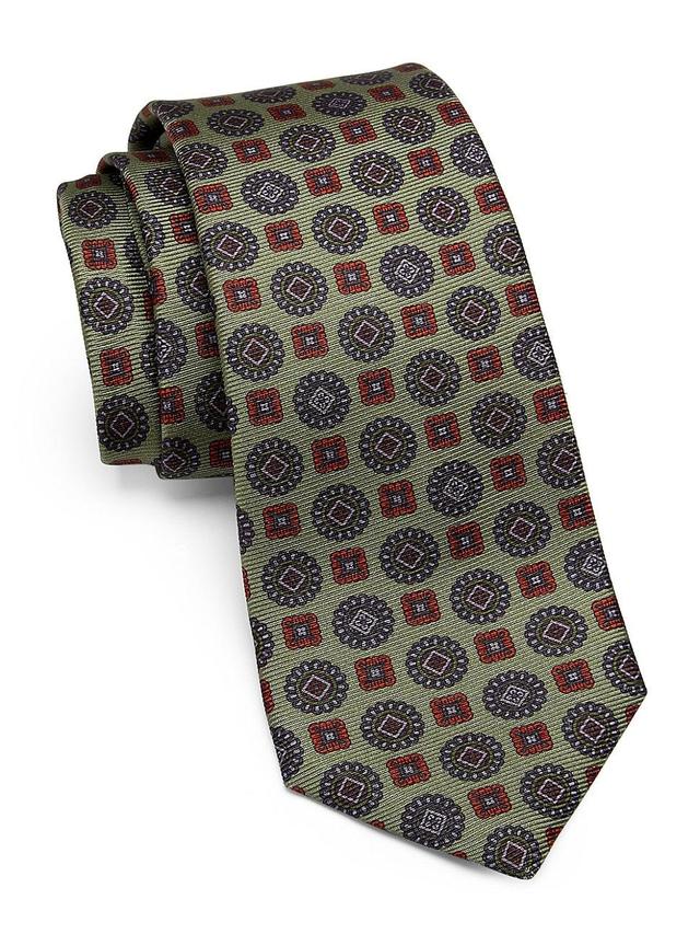 Mens Medallion Silk Tie Product Image