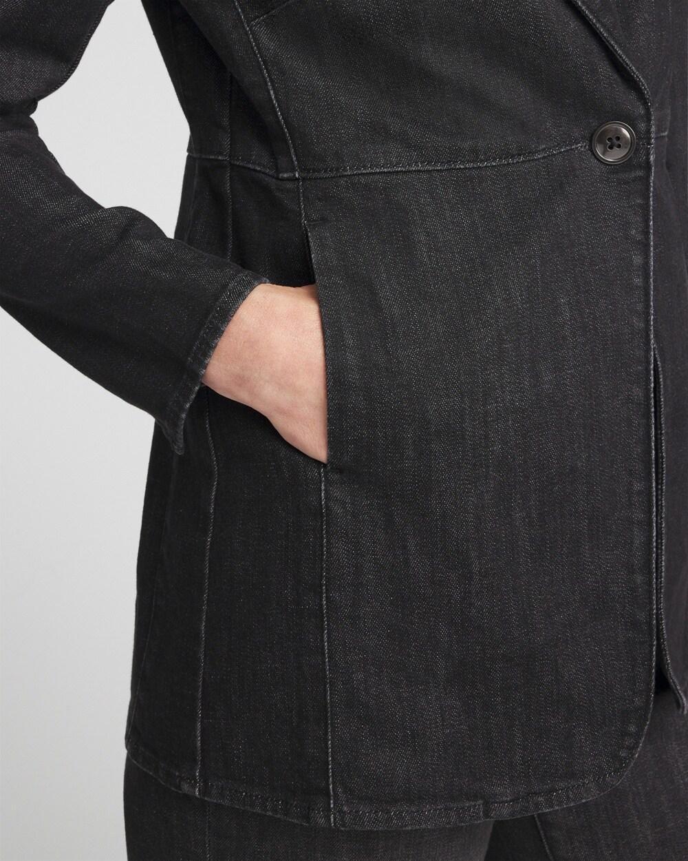 Denim Blazer Product Image