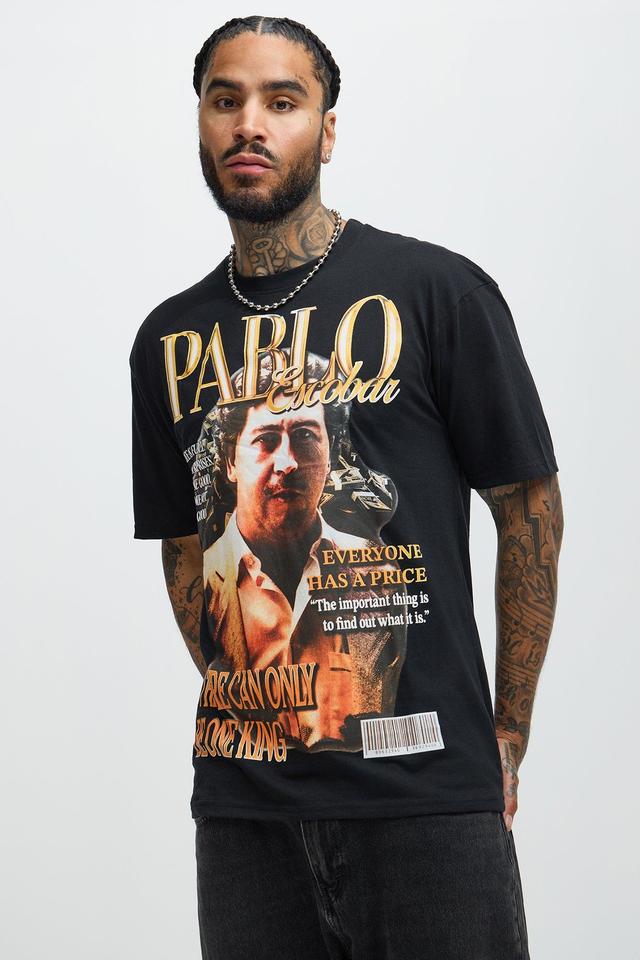 Pablo Escobar Short Sleeve Tee - Black Product Image