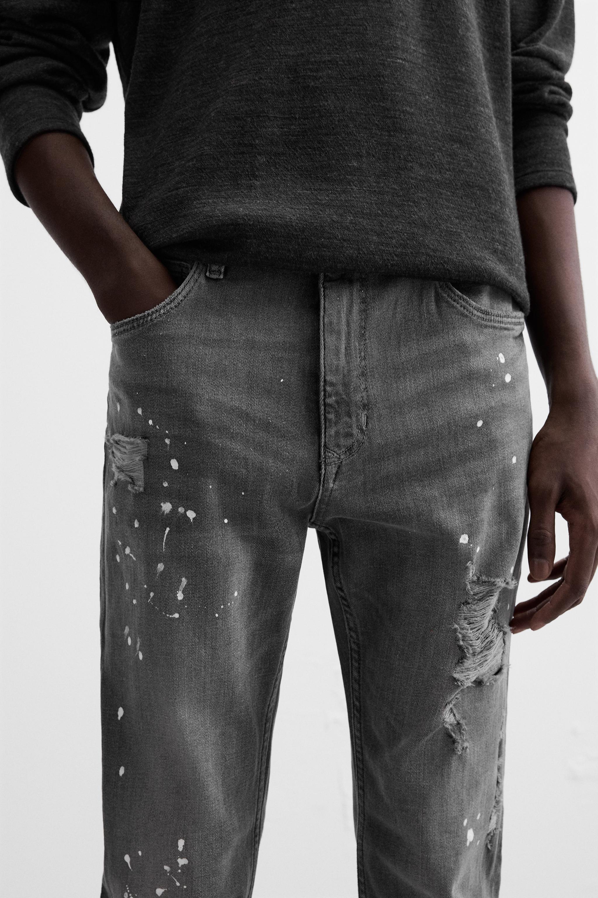 RIPPED SKINNY JEANS Product Image