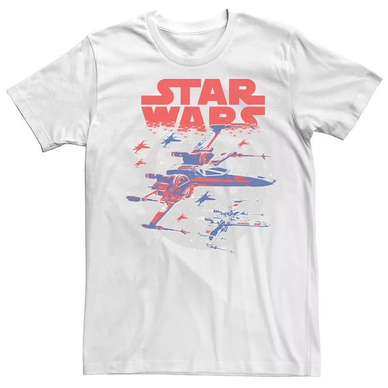 Mens Star Wars X-Wing Fighter Flight Graphic Tee Product Image