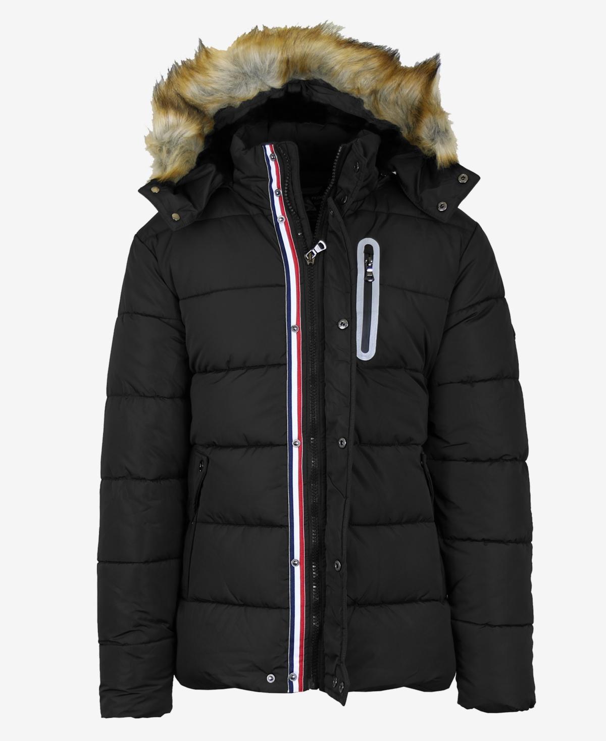 Spire By Galaxy Mens Heavy Tech Puffer Jacket with Hood Product Image