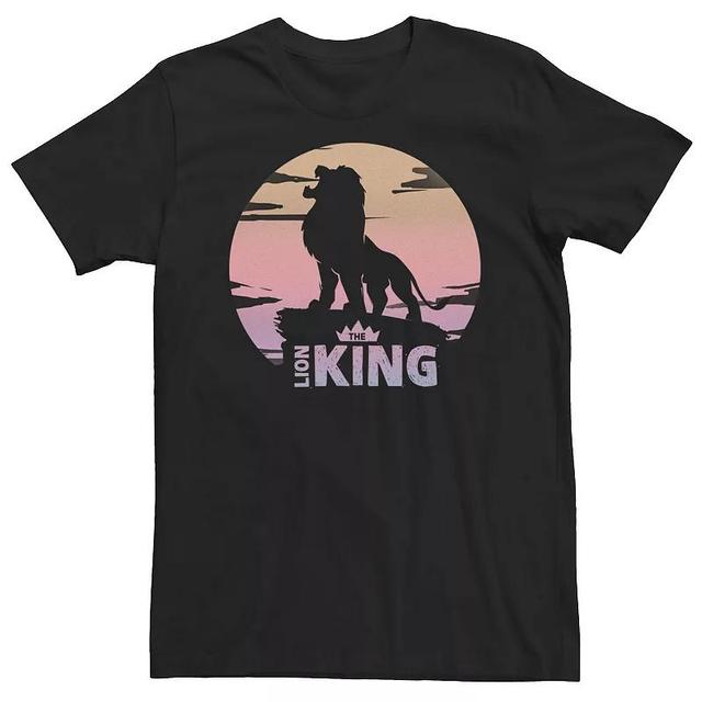 Big & Tall Disney The Lion King Live Action Sunset Pride Rock Poster Tee, Mens Product Image