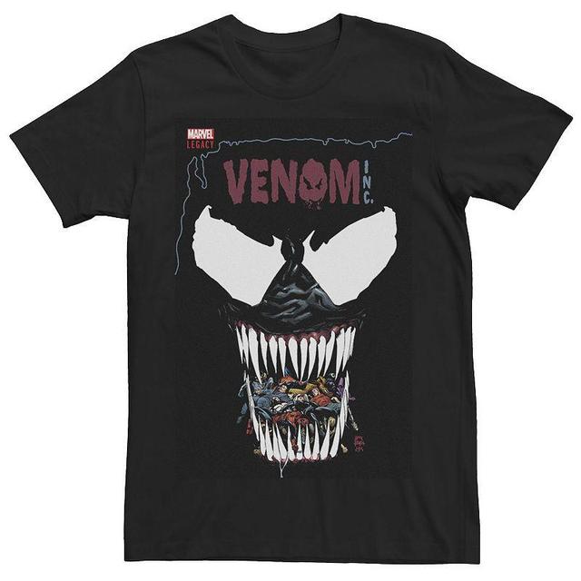 Mens Marvel Venom Devours Heroes Comic Cover Tee Product Image