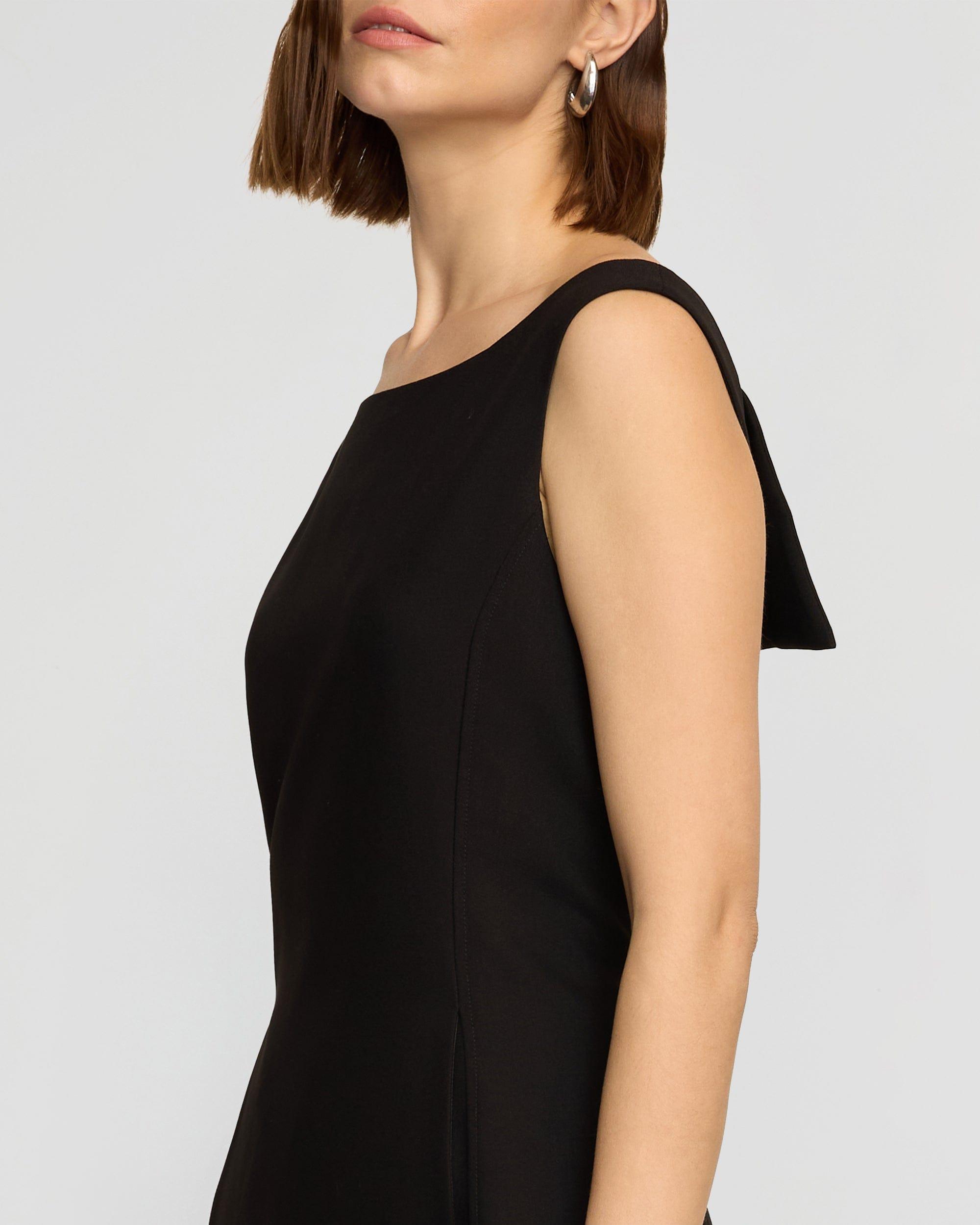 Thanya Wide-Neck Split-Back Dress Product Image