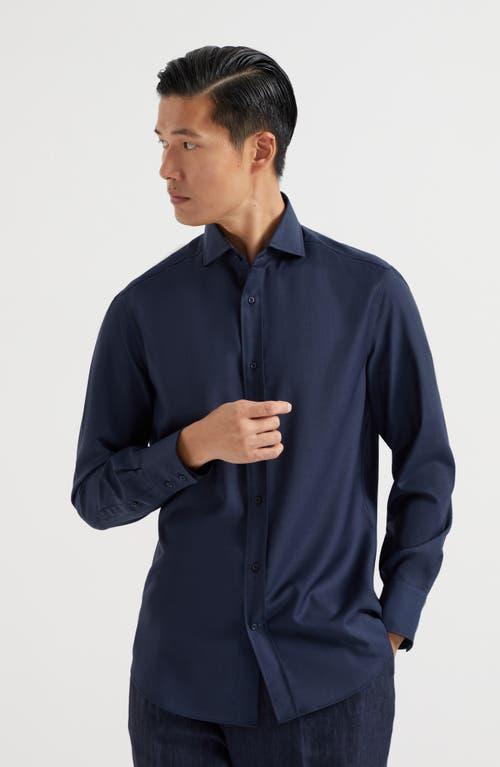 BRUNELLO CUCINELLI Shirts In Blue Product Image