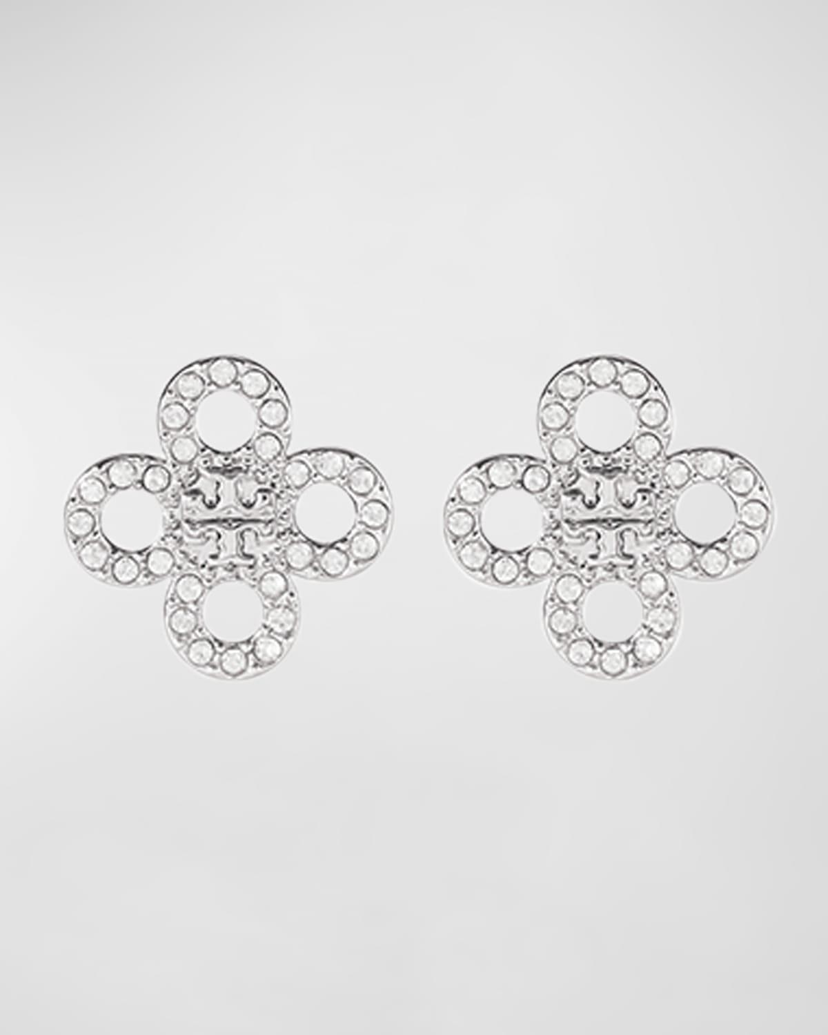 Tory Burch Small Kira Pav Clover Stud Earrings Product Image