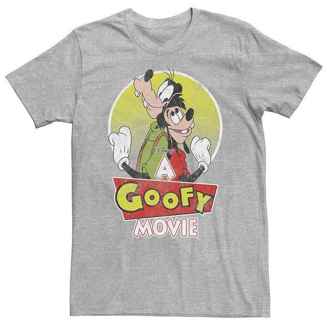 Big & Tall Disney A Goofy Movie Max And Goofy Portrait Tee, Mens Athletic Grey Product Image