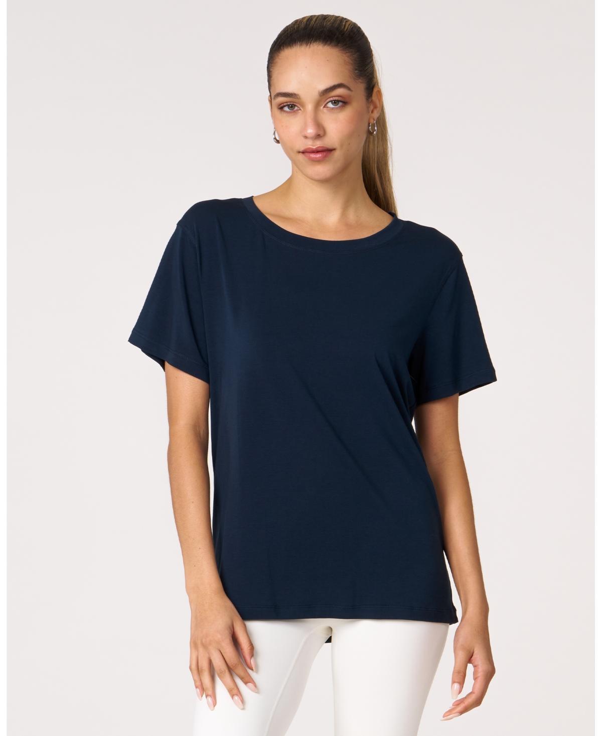 Rebody Active Womens Rebody Essentials Oversized Short Sleeve Top Product Image