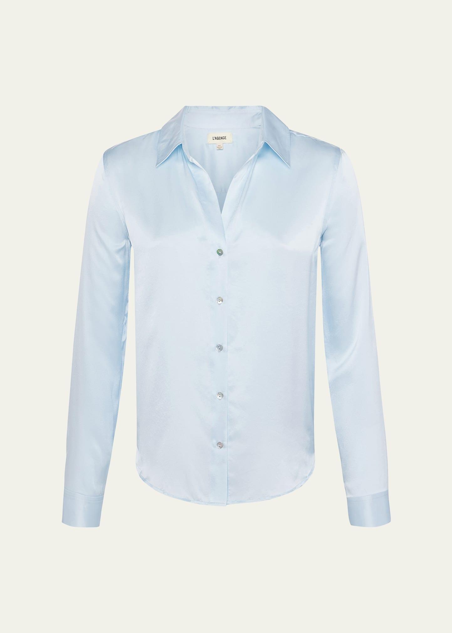 LAGENCE Tyler Silk Blouse Product Image