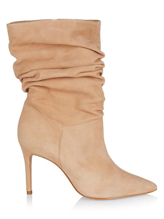 Womens Ashlee Nubuck High-Heel Boots Product Image