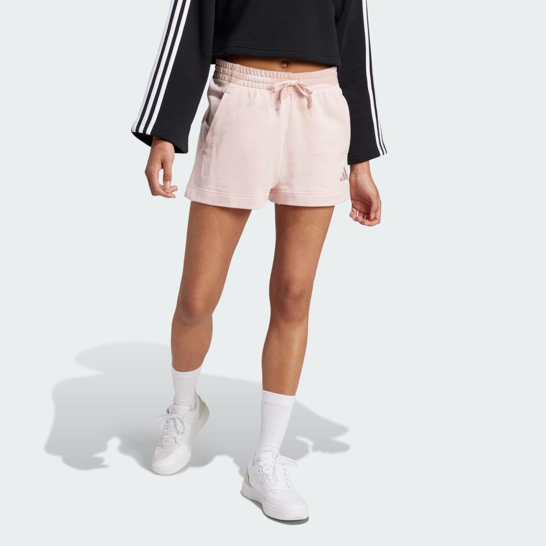 adidas ALL SZN French Terry Shorts Aluminium XL Womens Product Image