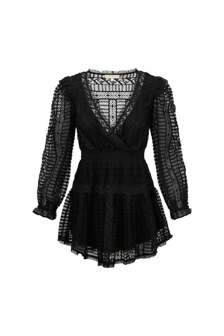 Alonsa Lace-Detailed Mini Dress Product Image